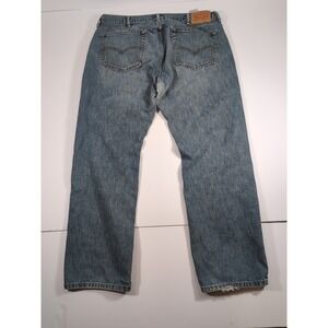 Levis 559 Jeans Mens 38x32 Light Wash Blue Denim Straight Relaxed Fit